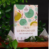 Trà lá sen gạo lứt Halise 400g 